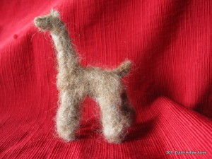 Needle Felt Alpaca